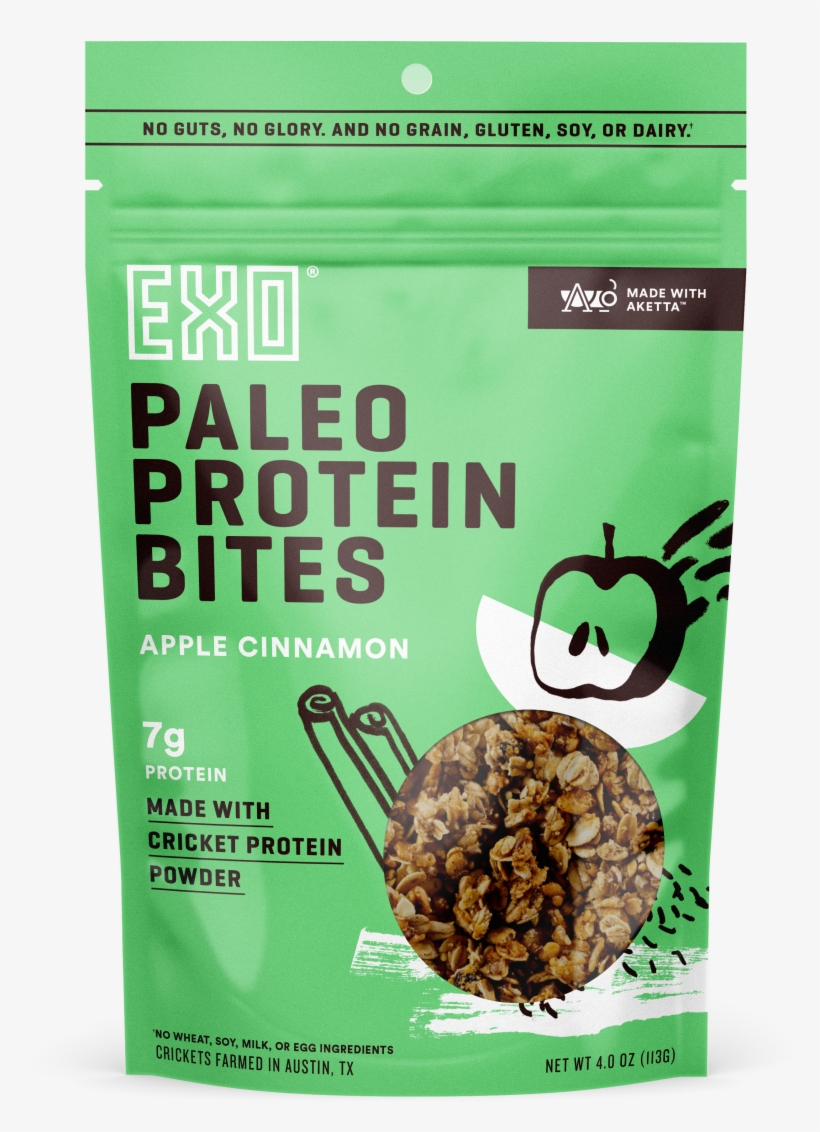 Apple Cinnamon Protein Bites - Exo Cricket Bites, transparent png #8119090