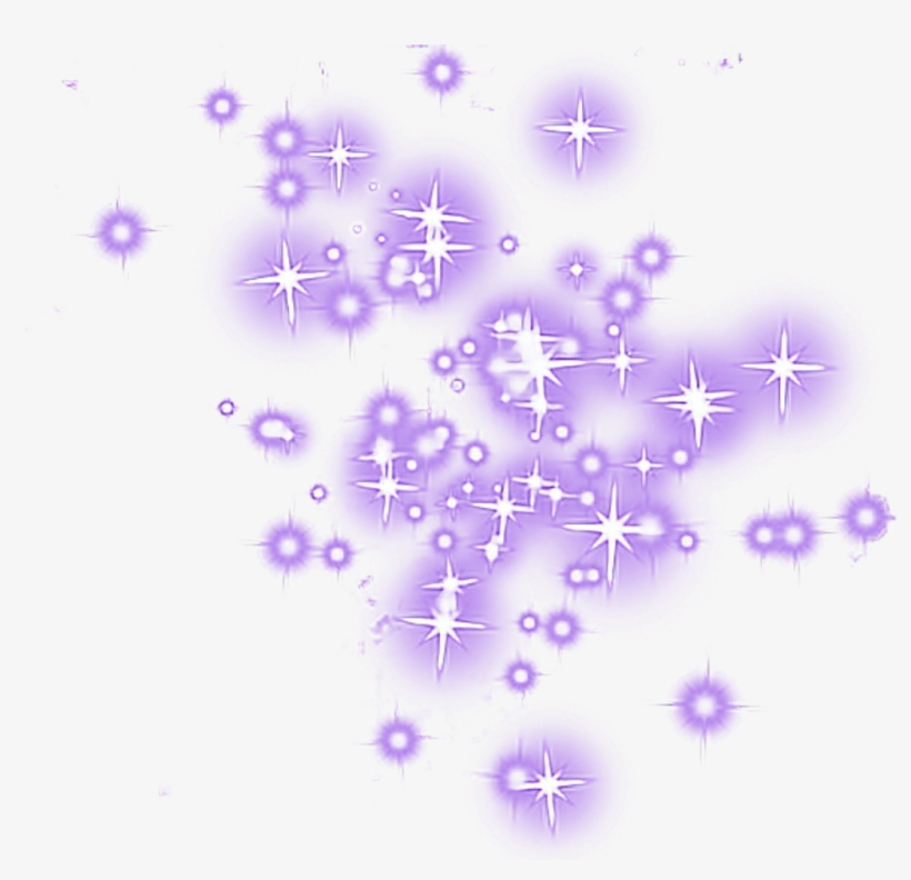 Sparkle Sticker - Purple Sparkles Transparent Background, transparent png #8119128