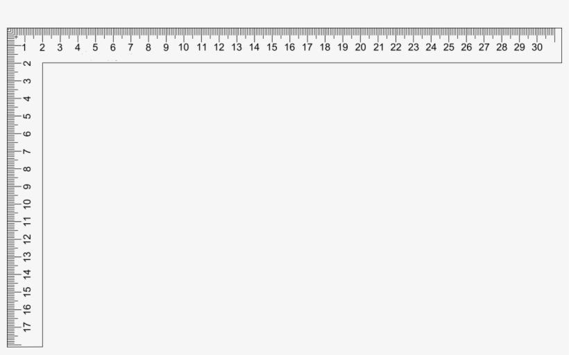 Metric Scale Ruler Online - Ruler On Page, transparent png #8119212