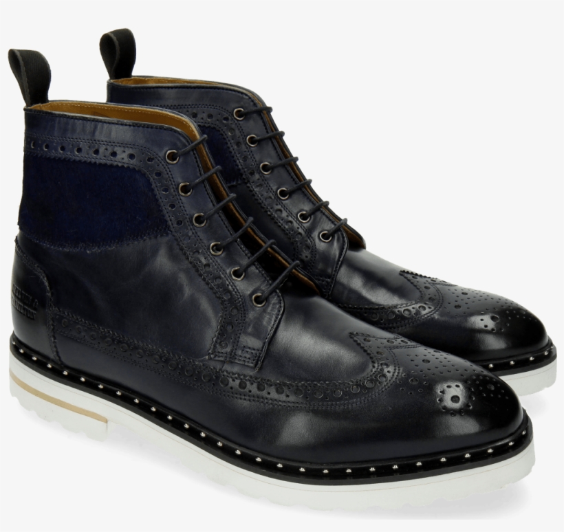 Ankle Boots Matthew 9 Hair On Navy - Work Boots, transparent png #8119795