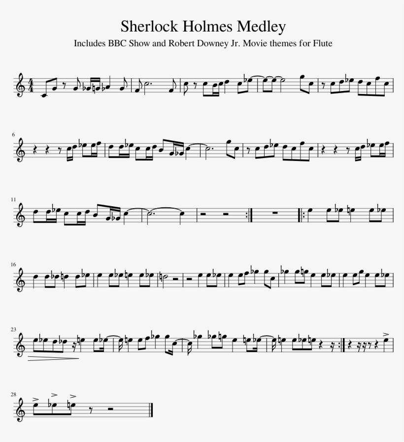 Sherlock Holmes Medley - Document, transparent png #8119838