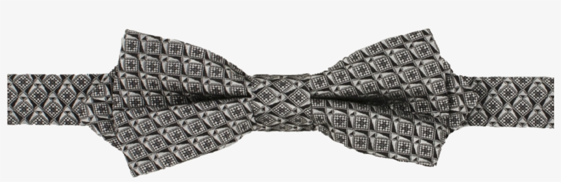 Home>bowties>black & Silver Diamond Design Bow Tie - Headband, transparent png #8120829