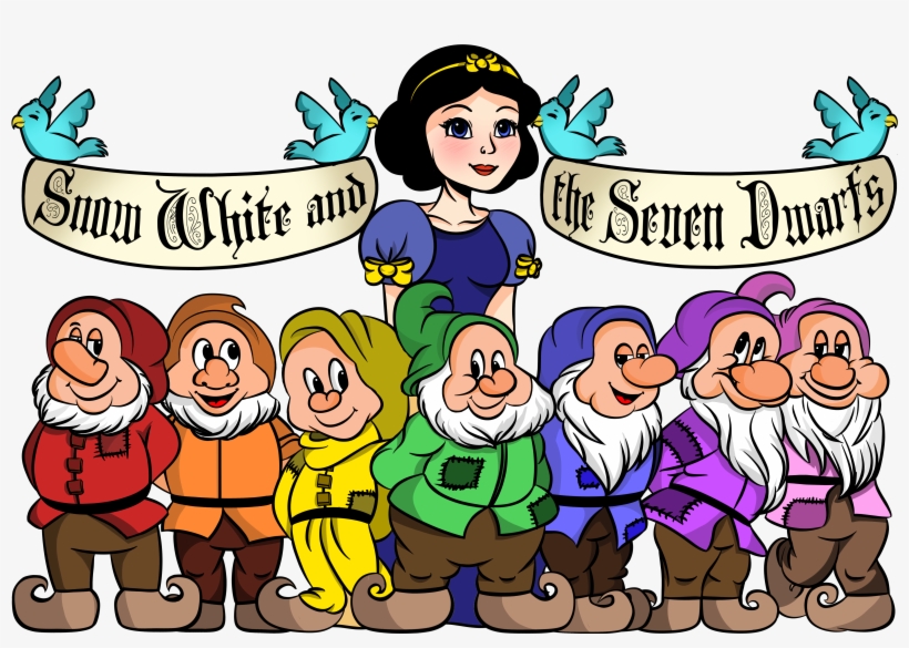 Snow White And The Seven Dwarfs Grades K-8 - Cartoon, transparent png #8120907