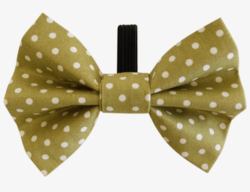 Green Polka Dot Bow Tie - Polka Dot, transparent png #8121098