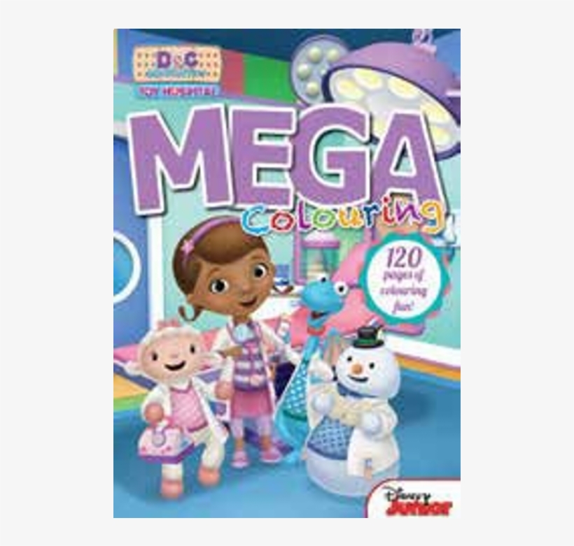 Doc Mcstuffins 120pg Mega Colour & Activity Book - Disney Junior, transparent png #8121106