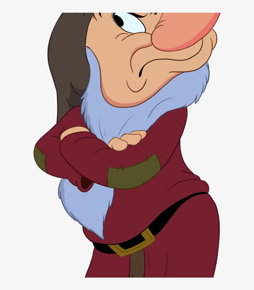 Grumpy Snow White Dwarf Png Transparent Images Png - Snow White Disney Grumpy, transparent png #8121248