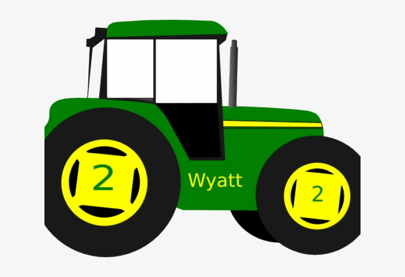 John Deere Clipart Transparent - Tractor Clip Art, transparent png #8121453