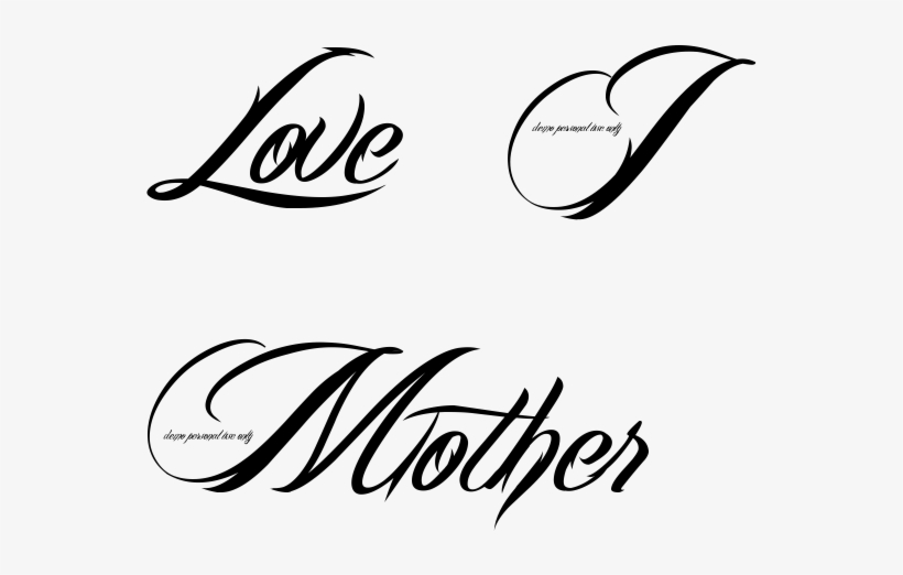 Love Mother Tatto, transparent png #8121502