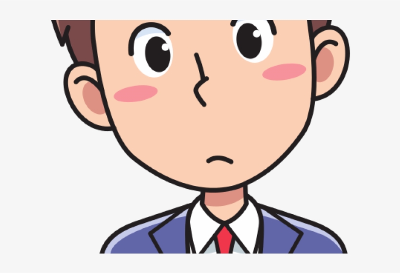Thinking Person Cartoon - Person Thinking Cartoon - Free Transparent PNG  Download - PNGkey