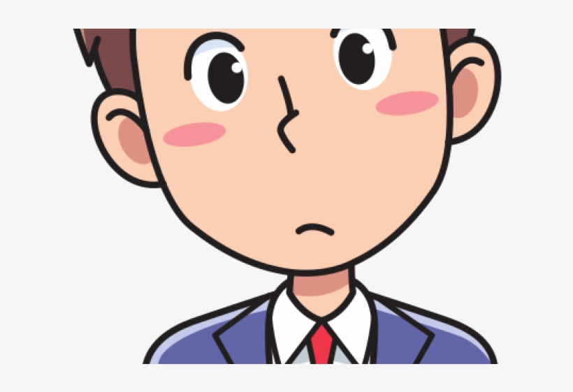 Thinking Person Cartoon - Person Thinking Cartoon - Free Transparent