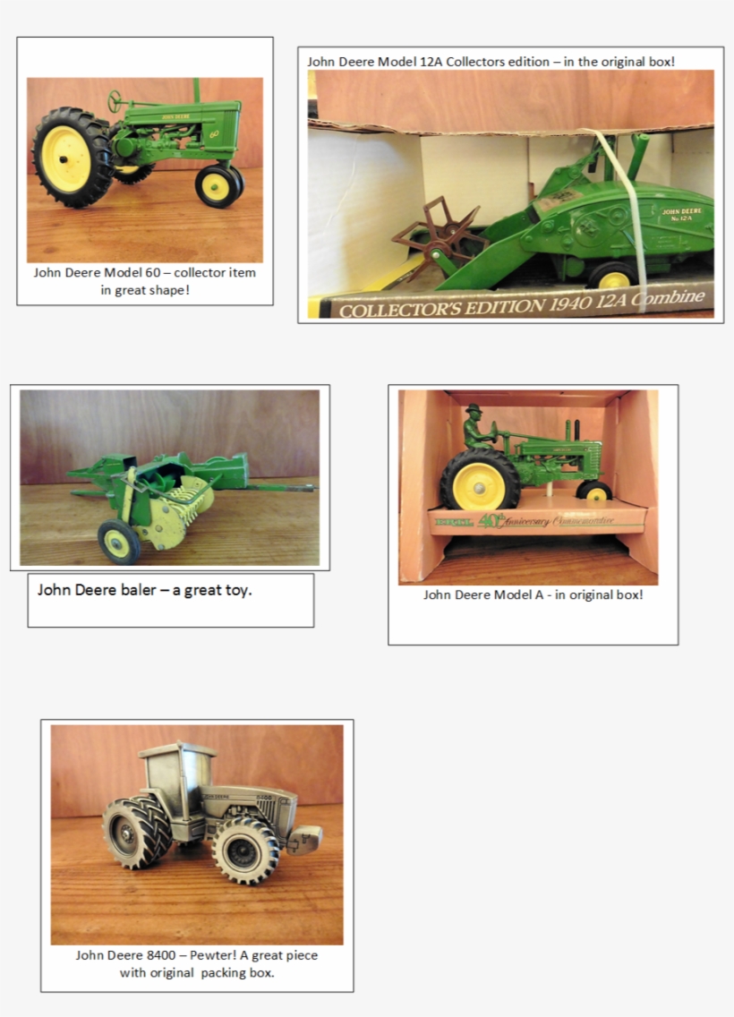 John Deere Tractor, transparent png #8122186