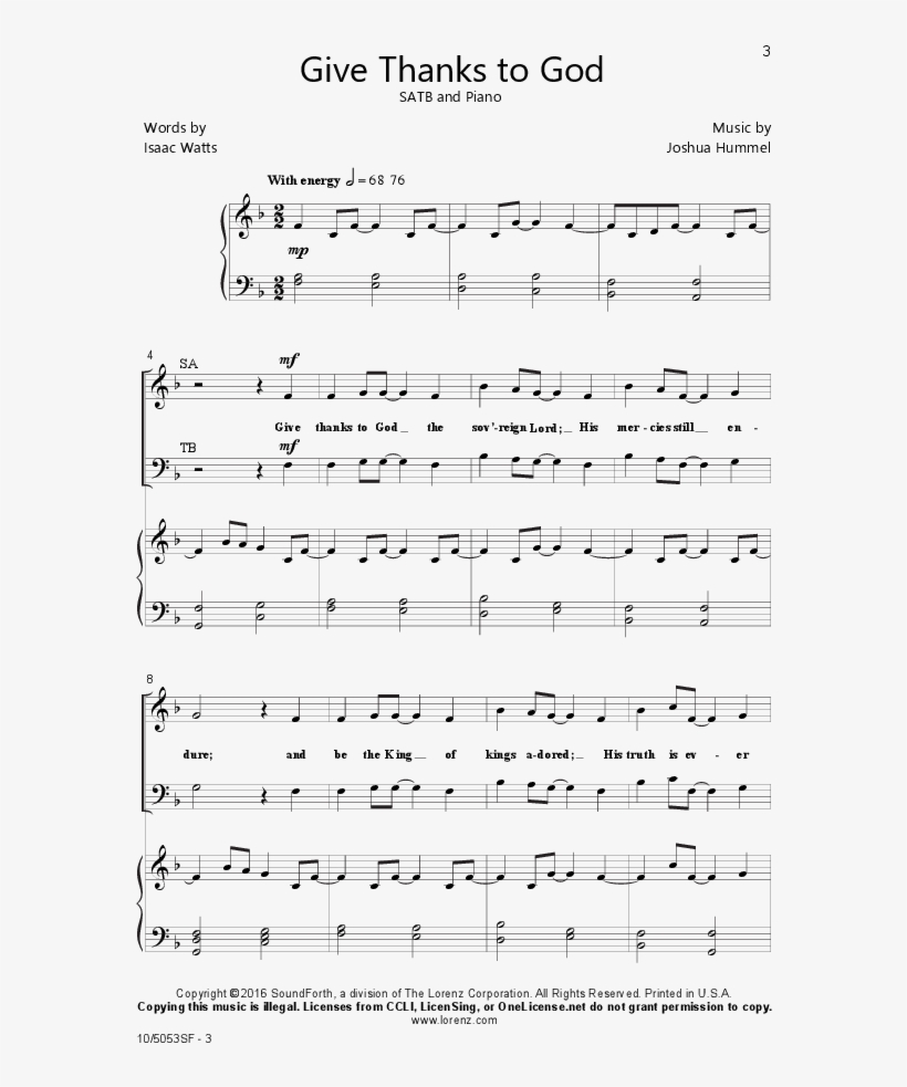 Give Thanks To God Thumbnail Give Thanks To God Thumbnail - Spiderman Theme Viola Sheet Music, transparent png #8122492