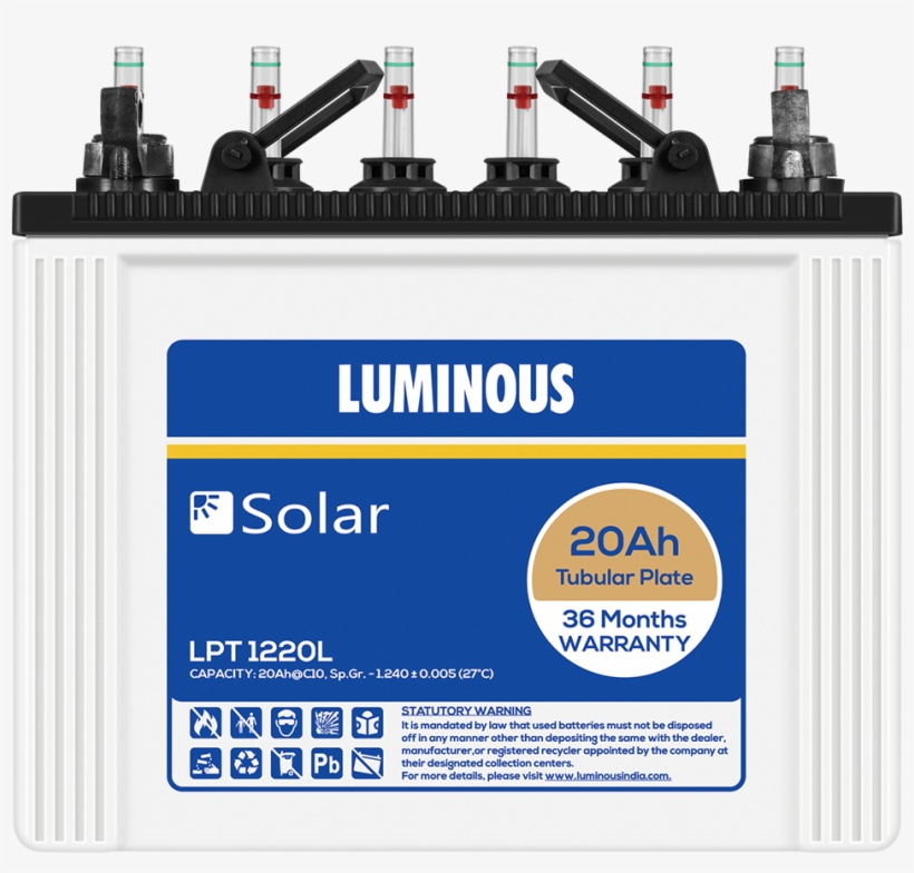 Luminous Battery 220 Amp Price, transparent png #8123626