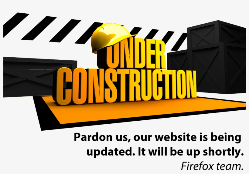 Black And White Construcion - Site Under Construction, transparent png #8123865