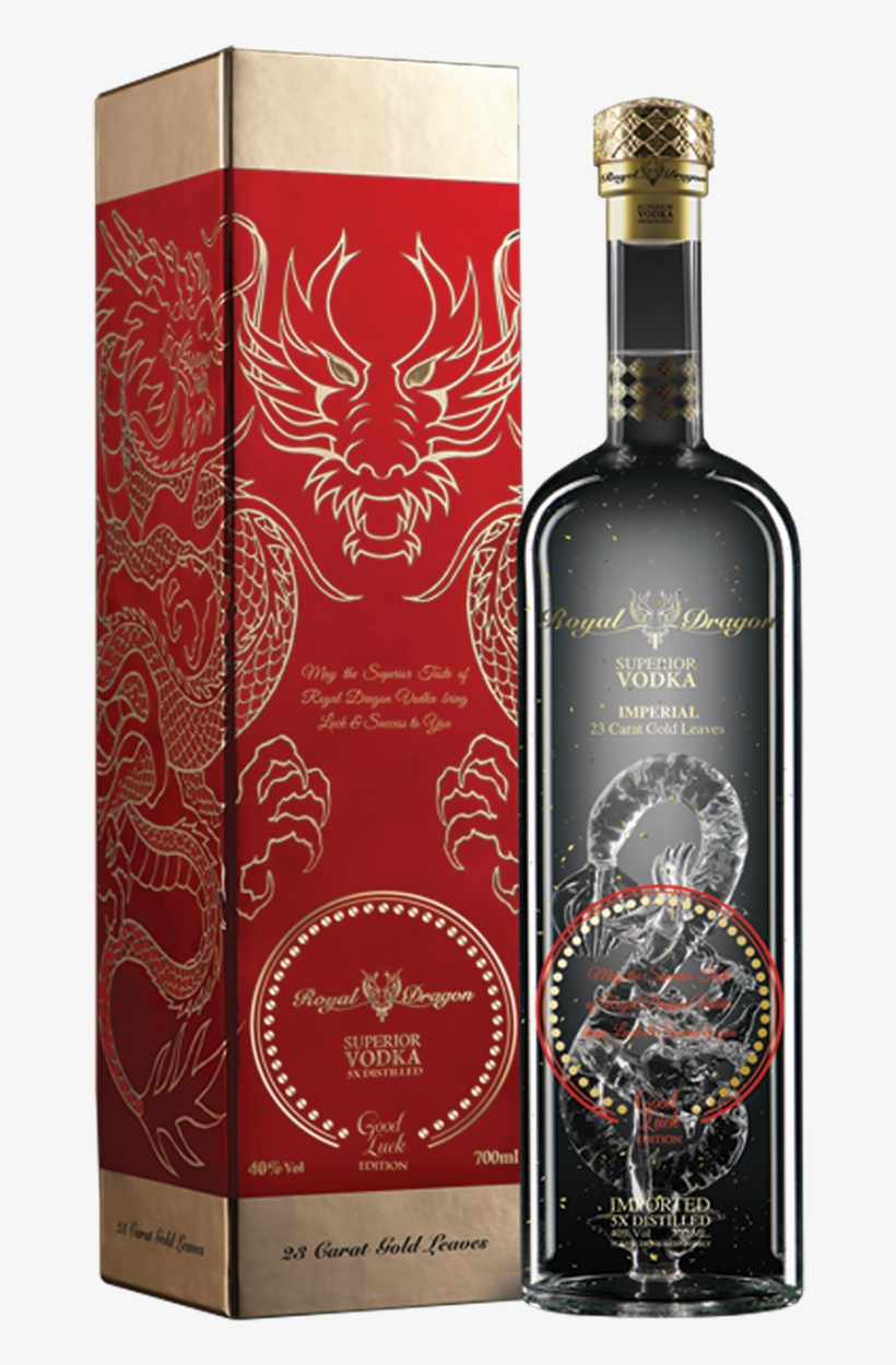Royal Dragon Good Luck Edition - Royal Dragon Vodka Good Luck Edition, transparent png #8123947