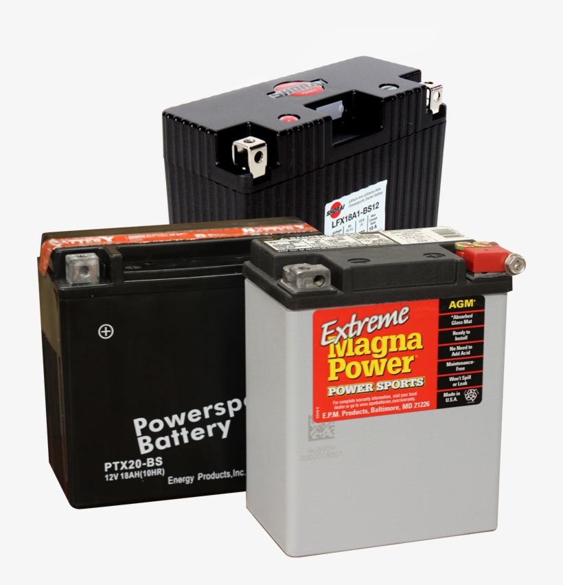 Powersport Batteries - Plastic, transparent png #8124049