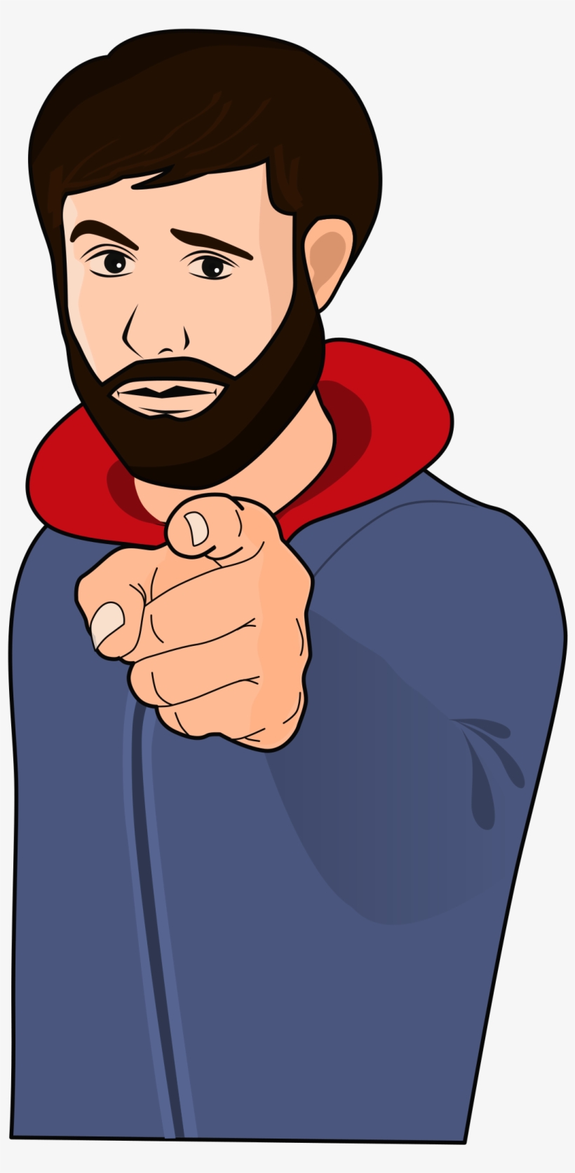 Finger Pointing At You Clip Art - Finger Pointing At You Png, transparent png #8124548