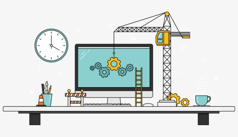 Under Construction - Cartoon, transparent png #8124653