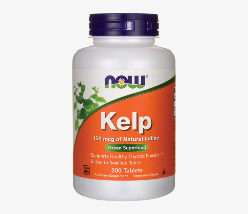 Now Foods Kelp 150 Mcg 200 Tabs - St John Wort Now Foods, transparent png #8125878