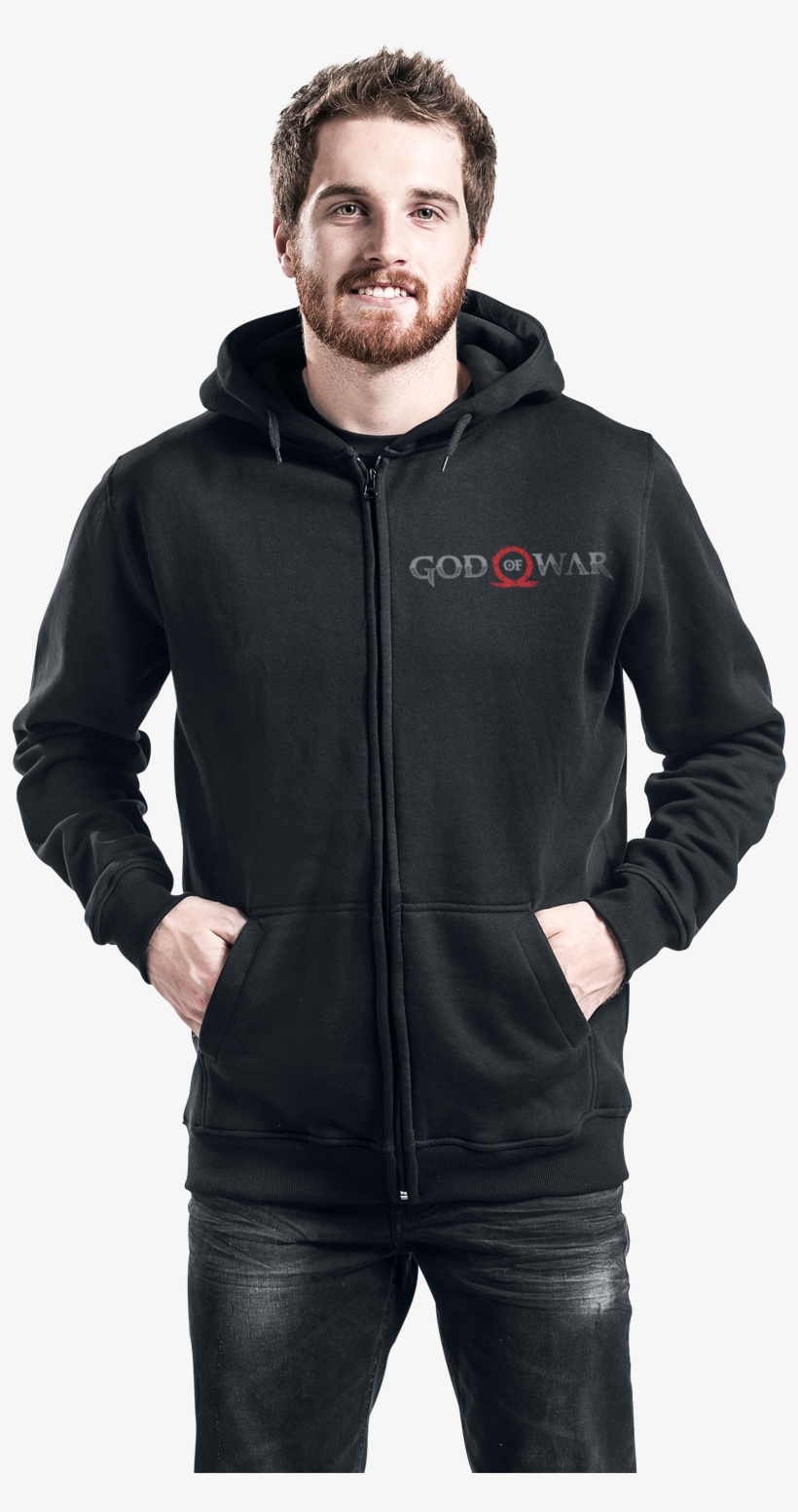 Ge6262s God Of War Male Serpent Logo Full Length Zipper - Sweatshirt, transparent png #8126086