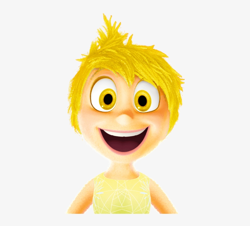 Joy From Inside Out With Yellow Hair, transparent png #8126847
