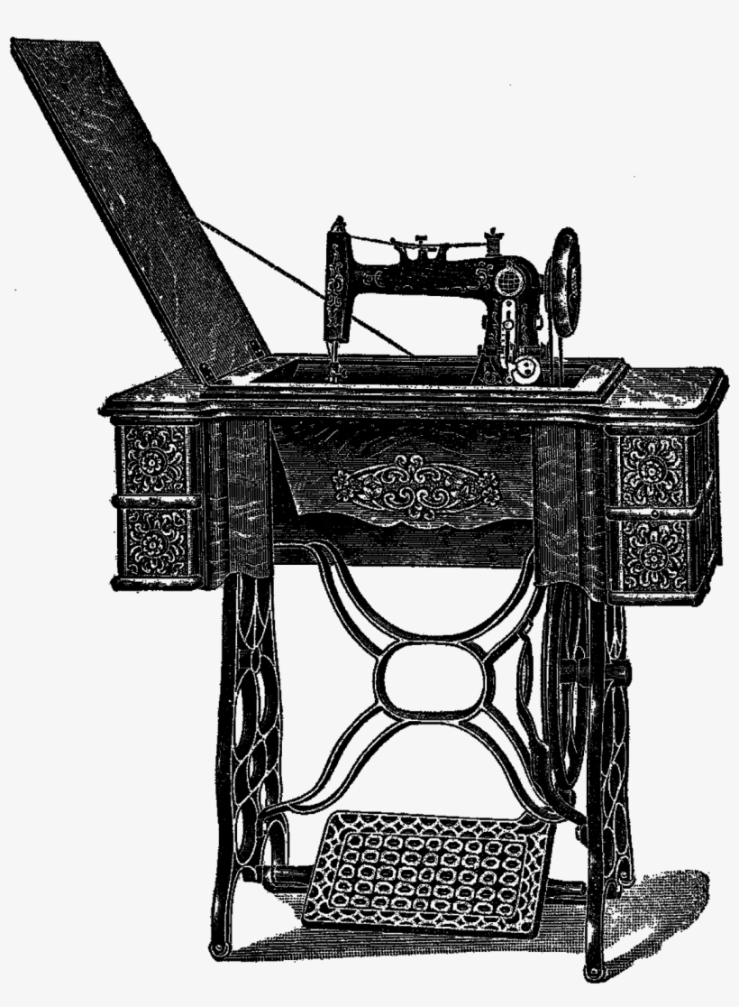 Objects - Sewing Machine, transparent png #8126924