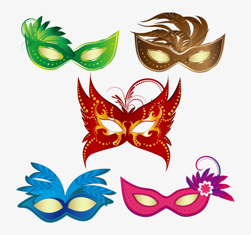 Mask Carnival Masquerade Ball Clip Art Free Download - Cartoon Masquerade Ball Mask, transparent png #8126969