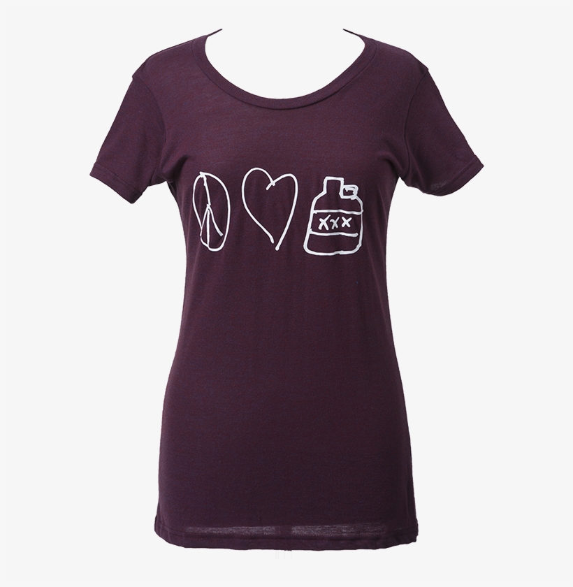 Peace Love & Moonshine Shirt - Active Shirt, transparent png #8127164