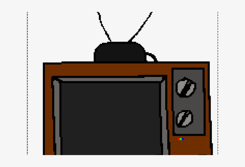 Television Clipart Old School - Old School Tv Cartoon, transparent png #8127643