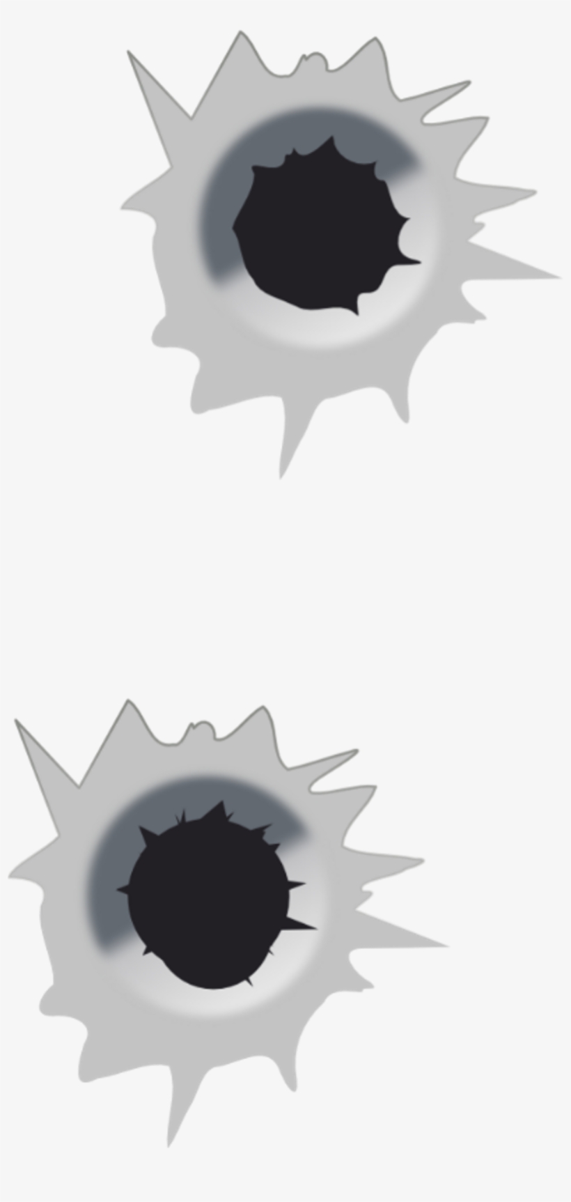 Bullethole Sticker - Bullet Holes Transparent, transparent png #8127706