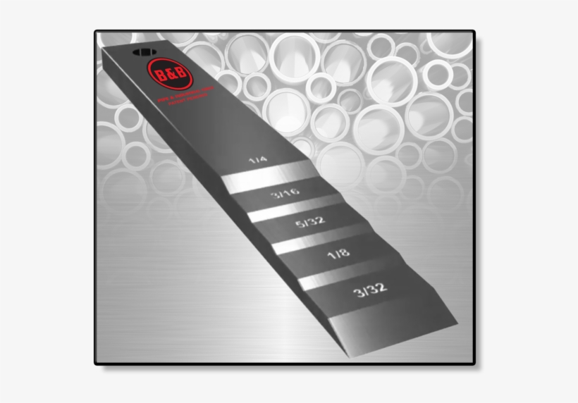 B&b Pipe Tools 2131 Stepped Pipe Wedge - Pipe Wedge, transparent png #8127863