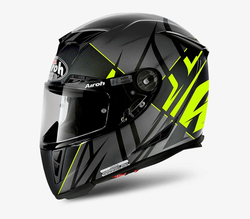 Airoh Terminator - Airoh Gp 500 Sectors Yellow, transparent png #8128023