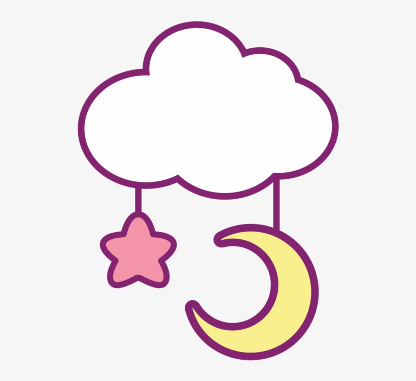 Night Mobile - Sleeping Unicorn, transparent png #8128290