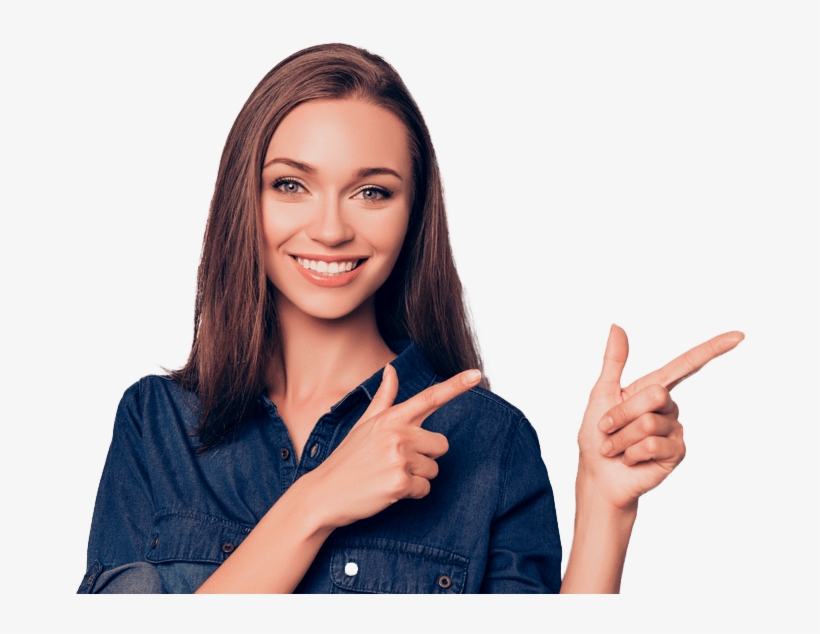 Girl Pointing - Girl, transparent png #8129290