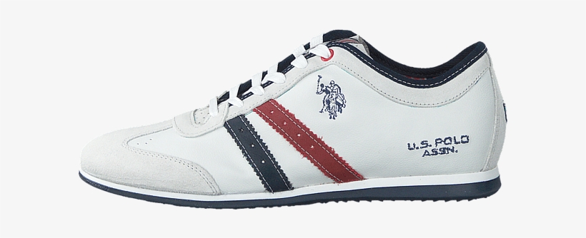 Polo Assn Men Big Promotion Rubber Denzel White Trainers - Tennis Shoe, transparent png #8129627