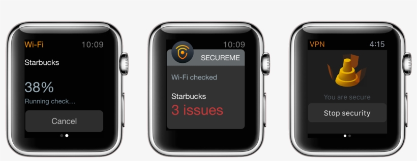 Avast Secureme Protects Apple Watch Wi-fi Users - Apple Watch Email, transparent png #8129633