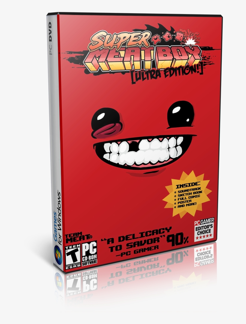 Super Meat Boy Multilenguaje (pc-game) - Super Meat Boy Switch, transparent png #8130068