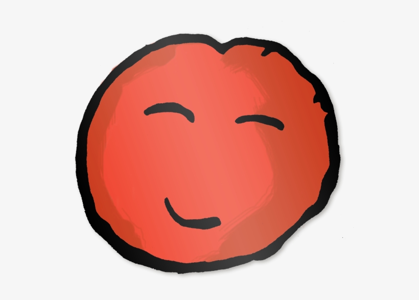 Laughing Apple Sticker - Smiley, transparent png #8130544