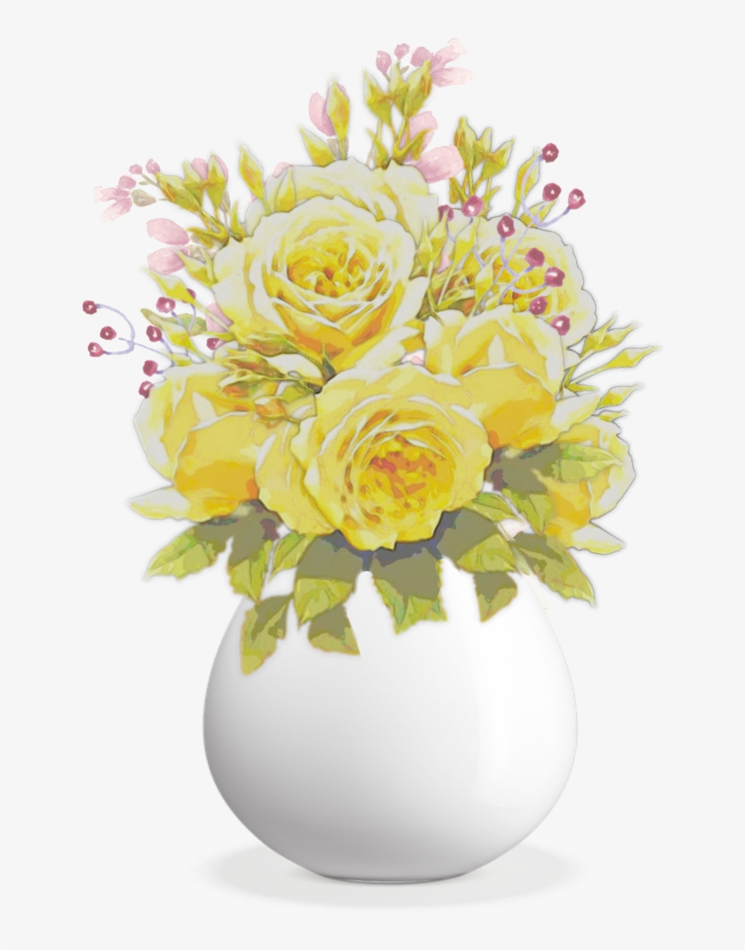 Flowers Sticker - Garden Roses, transparent png #8131090