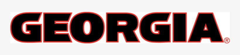 Georgia Bulldogs Iron On Stickers And Peel-off Decals - Carmine, transparent png #8131296