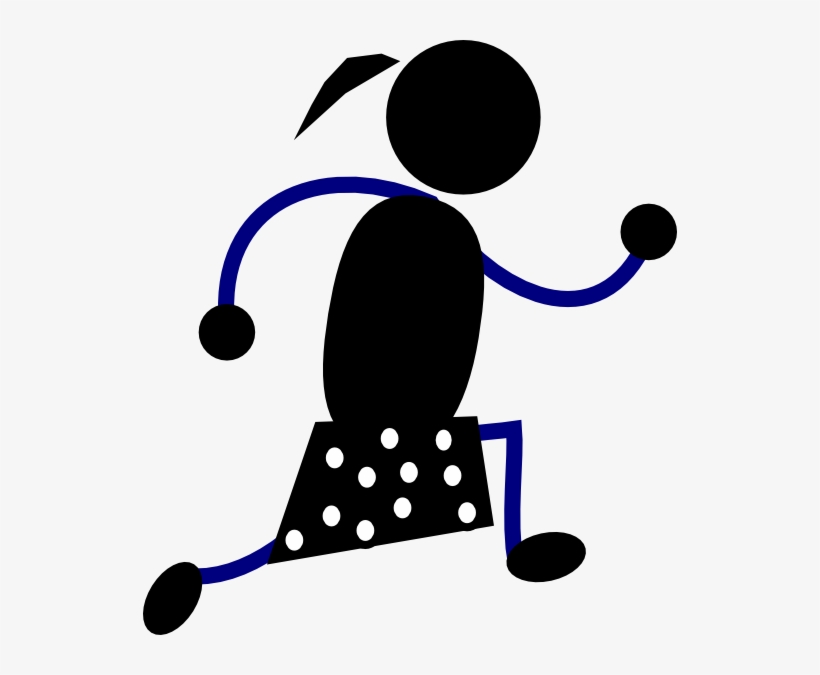 Running Girl Png, transparent png #8131472