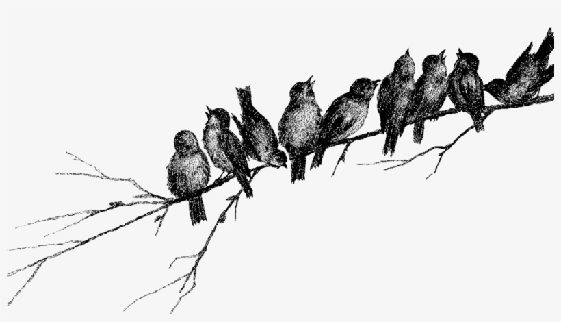 Digital Stamp Design - Flock, transparent png #8131520