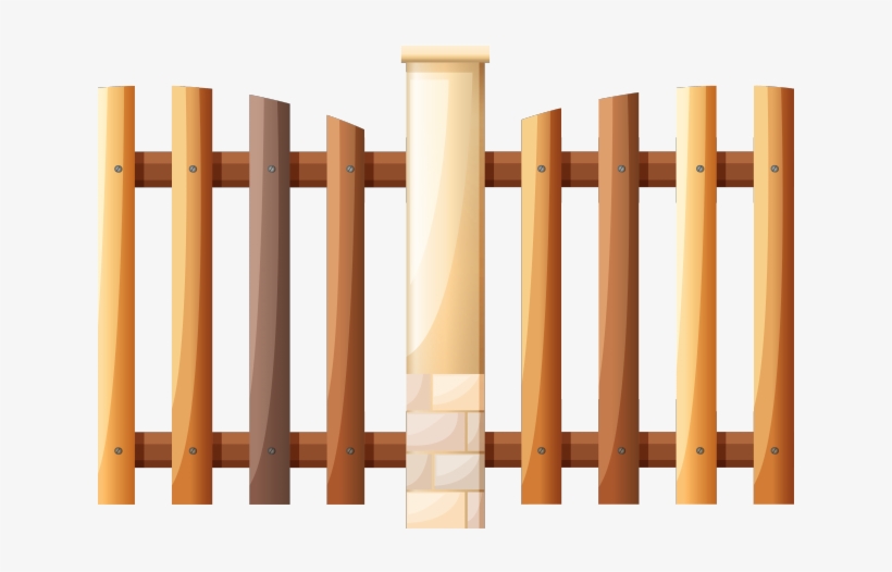 Ground Clipart Fence Farm - Wooden Barricade, transparent png #8131878