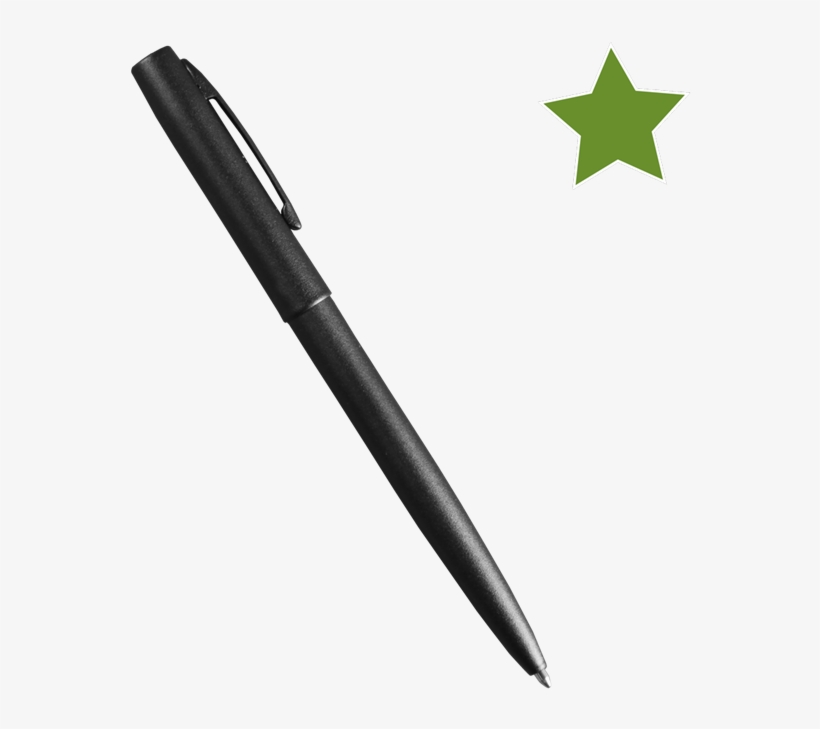 No 97 Black Metal Clicker Pen Black Ink - Rite In The Rain Pen, transparent png #8132192