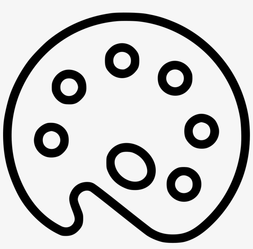 Palette Artist Color Colors Mixer Tool Comments - Circle, transparent png #8132232