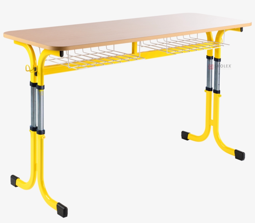 Height-adjustable School Desk Lux - Schul Tisch Mit Ablage, transparent png #8132462