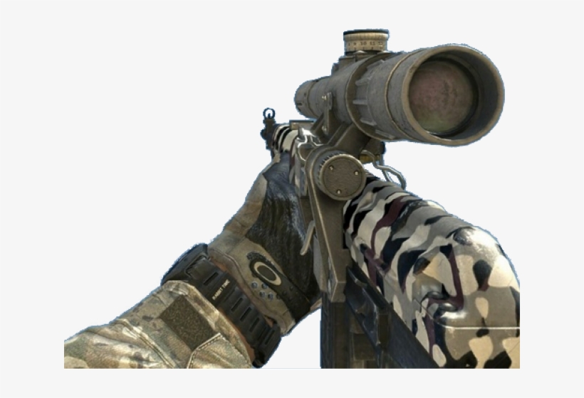 Call Of Duty Clipart Transparent - Call Of Duty Gun Transparent, transparent png #8132571