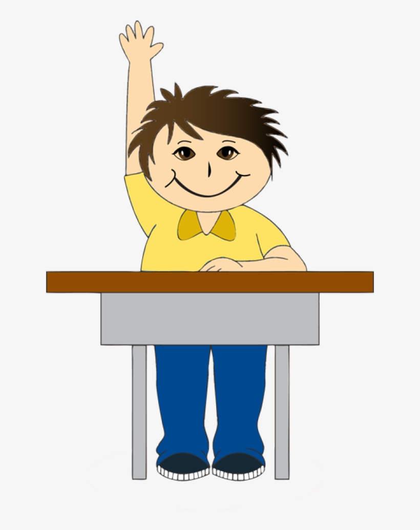 Clip Art Of A Boy At School Desk &169 Dixie Allan Clipart - Boy In School Clipart, transparent png #8132693