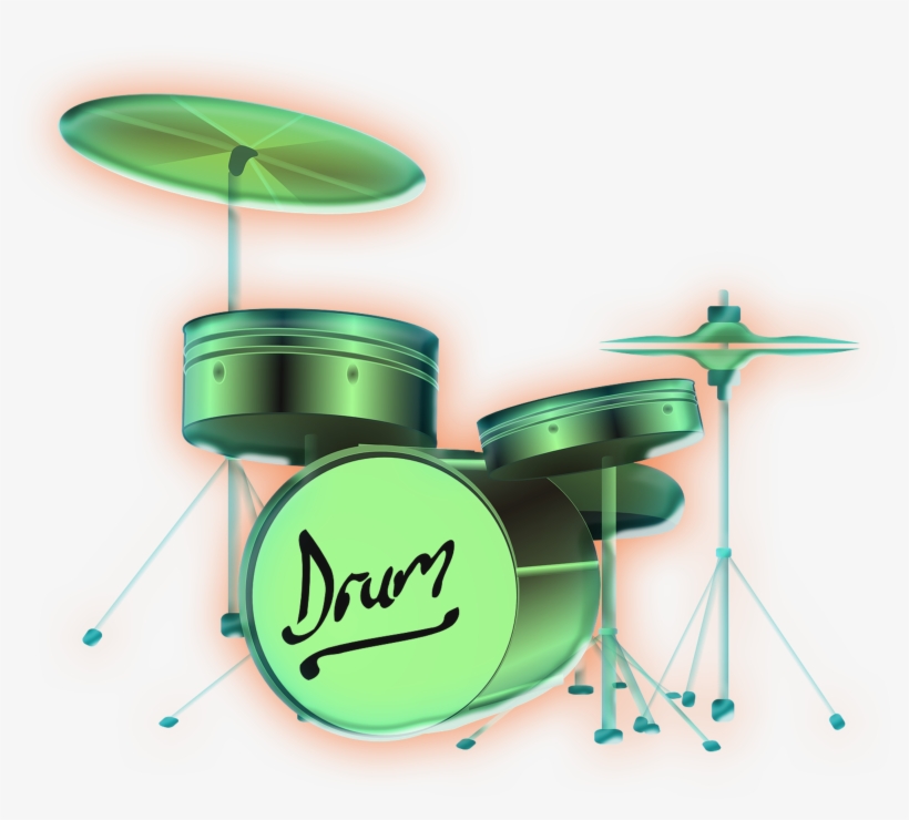 Glowing Musical Instrument Png - Drums, transparent png #8133235