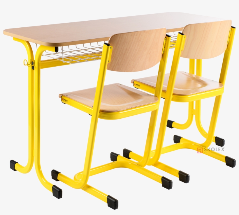 School Desk Lux Schul Tisch Mit Ablage Free Transparent Png Download Pngkey